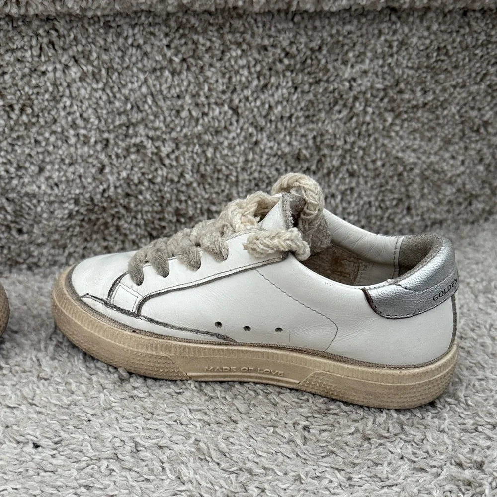 Golden Goose May Young with fuchsia glitter star and metallic leather heel tab - Picture 7 of 12